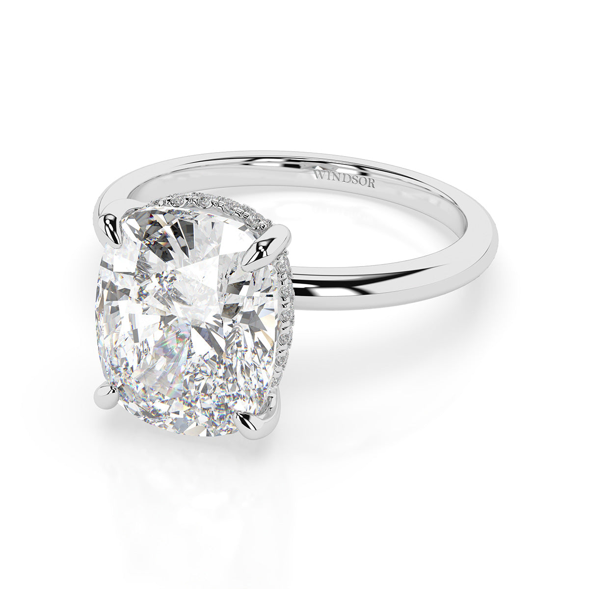 Adeline Elongated Cushion Cut Engagement Ring