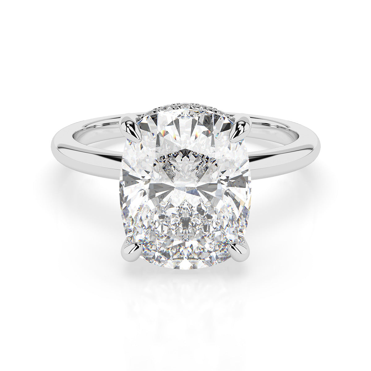 Adeline Elongated Cushion Cut Engagement Ring