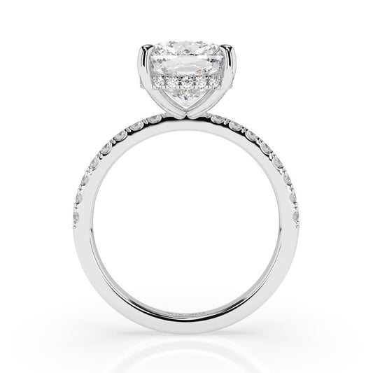 Everly Elongated Cushion Cut Engagement Ring