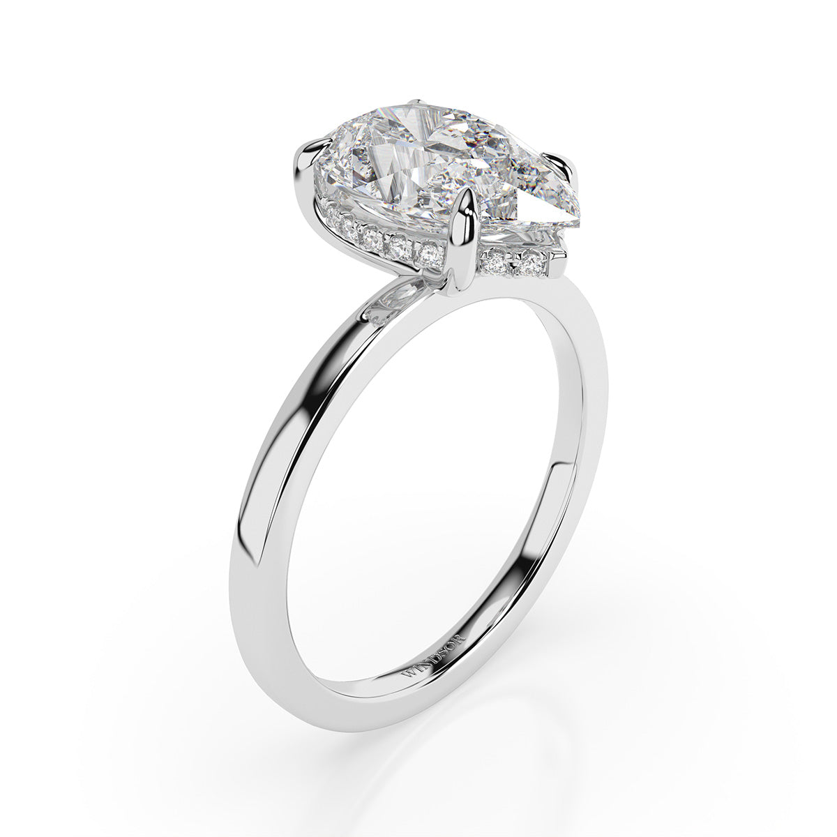 Adeline Pear Cut Engagement Ring