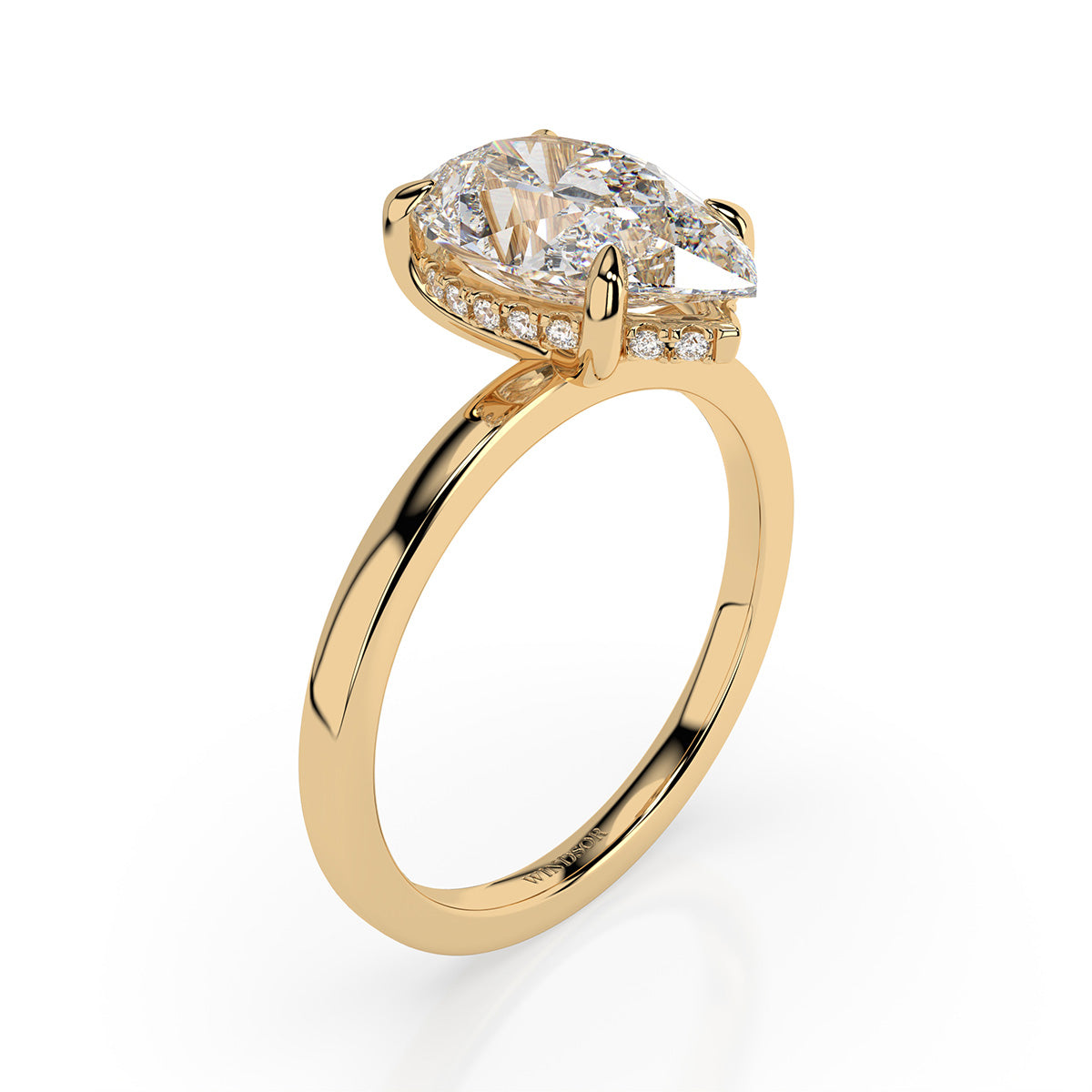 Adeline Pear Cut Engagement Ring