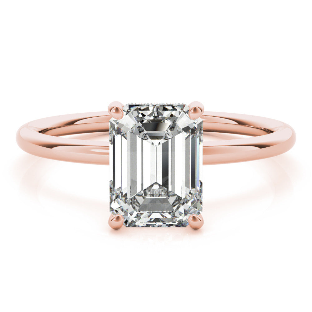 Adeline Emerald Cut Engagement Ring
