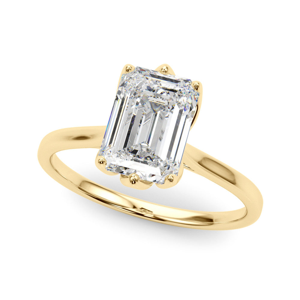 Isabella Emerald Cut Engagement Ring