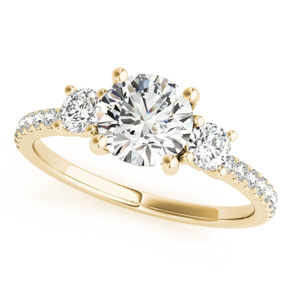 Hazel Round Cut Engagement Ring