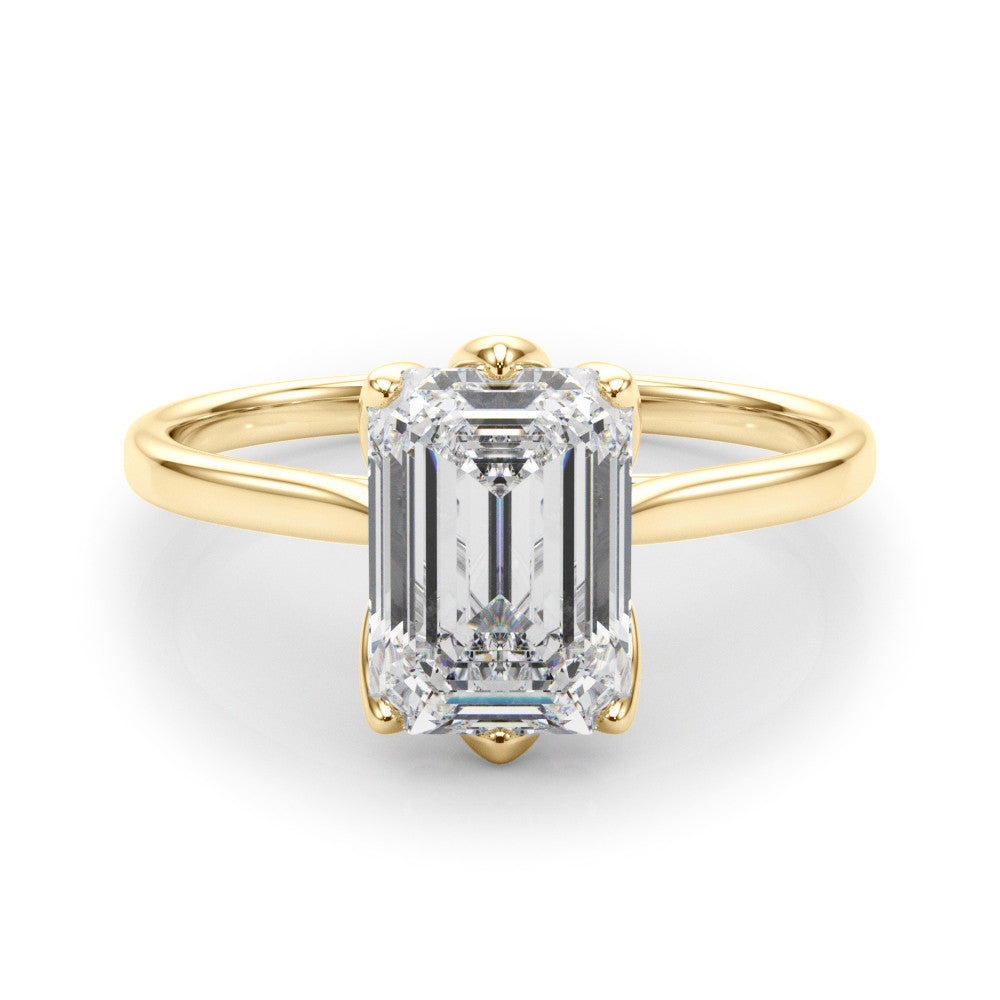 Isabella Emerald Cut Engagement Ring