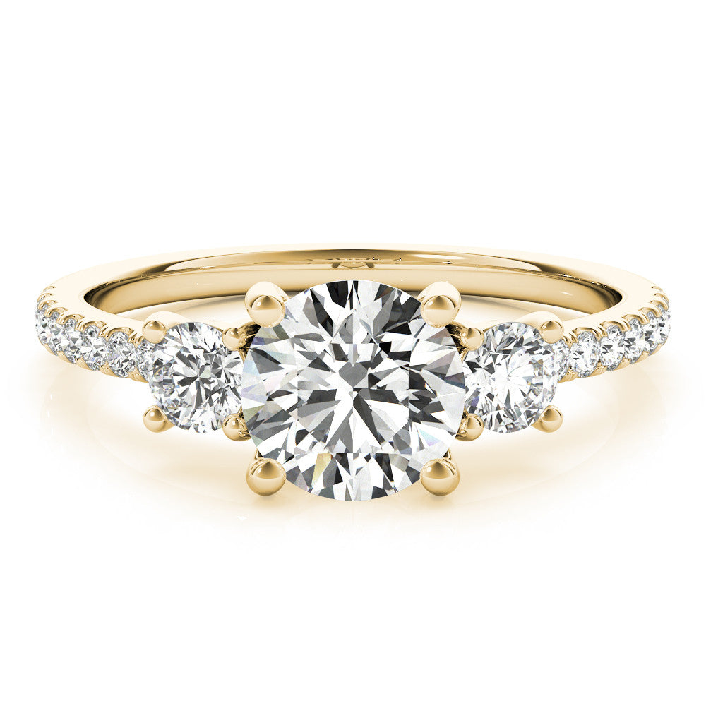 Hazel Round Cut Engagement Ring