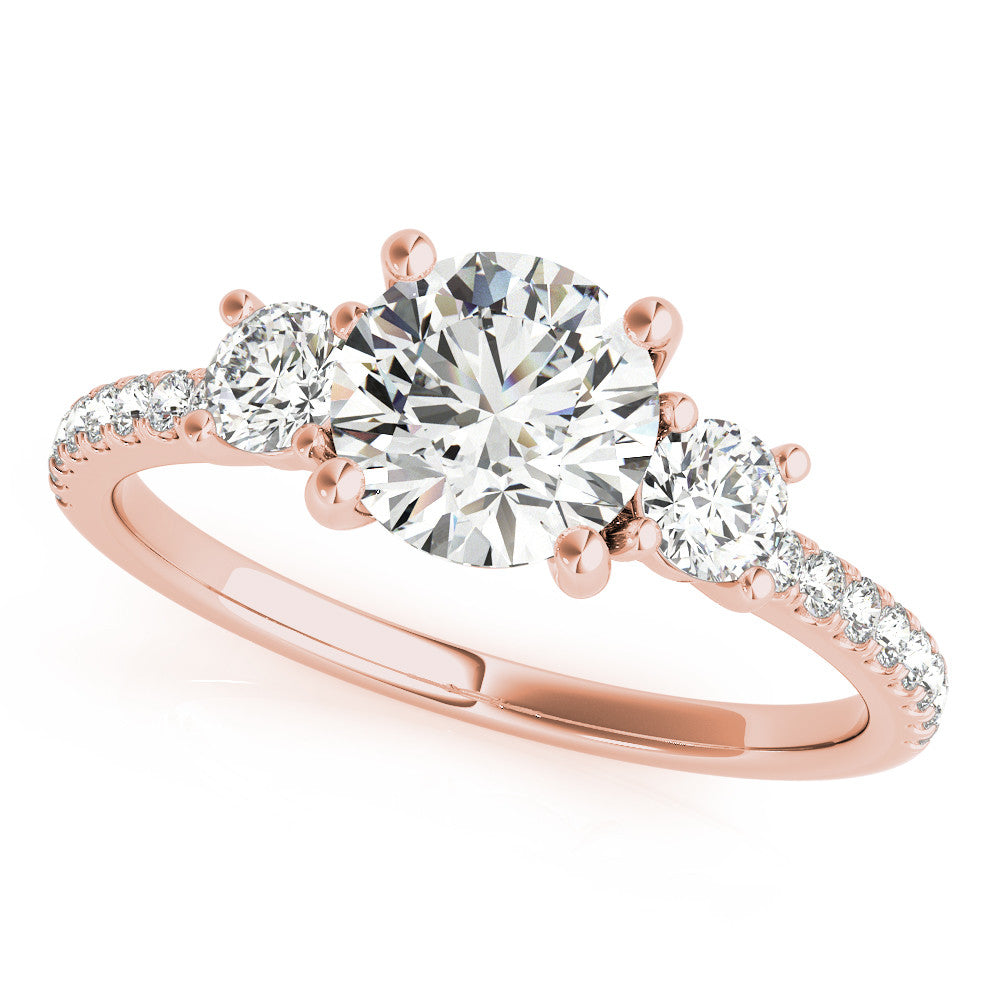 Hazel Round Cut Engagement Ring