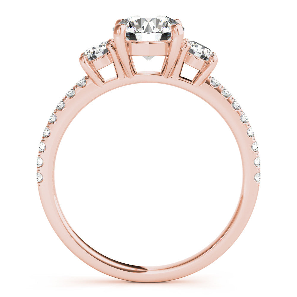 Hazel Round Cut Engagement Ring