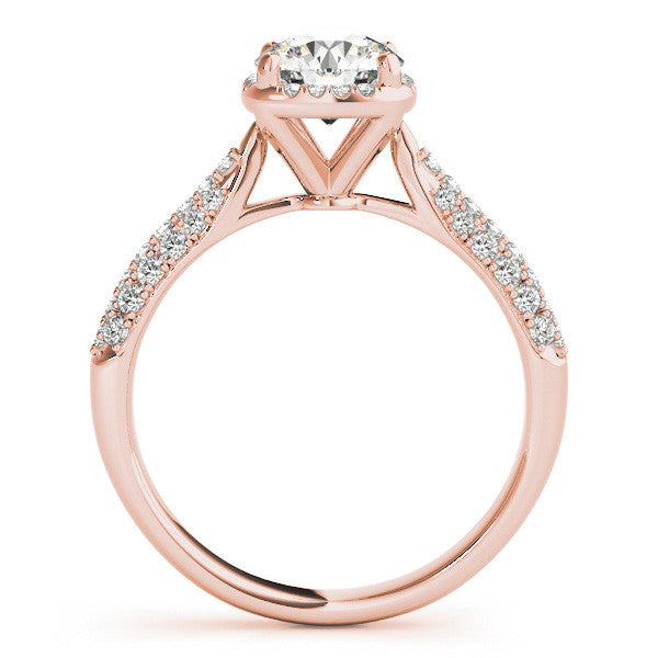 Susan Cushion Cut Halo Paved Band