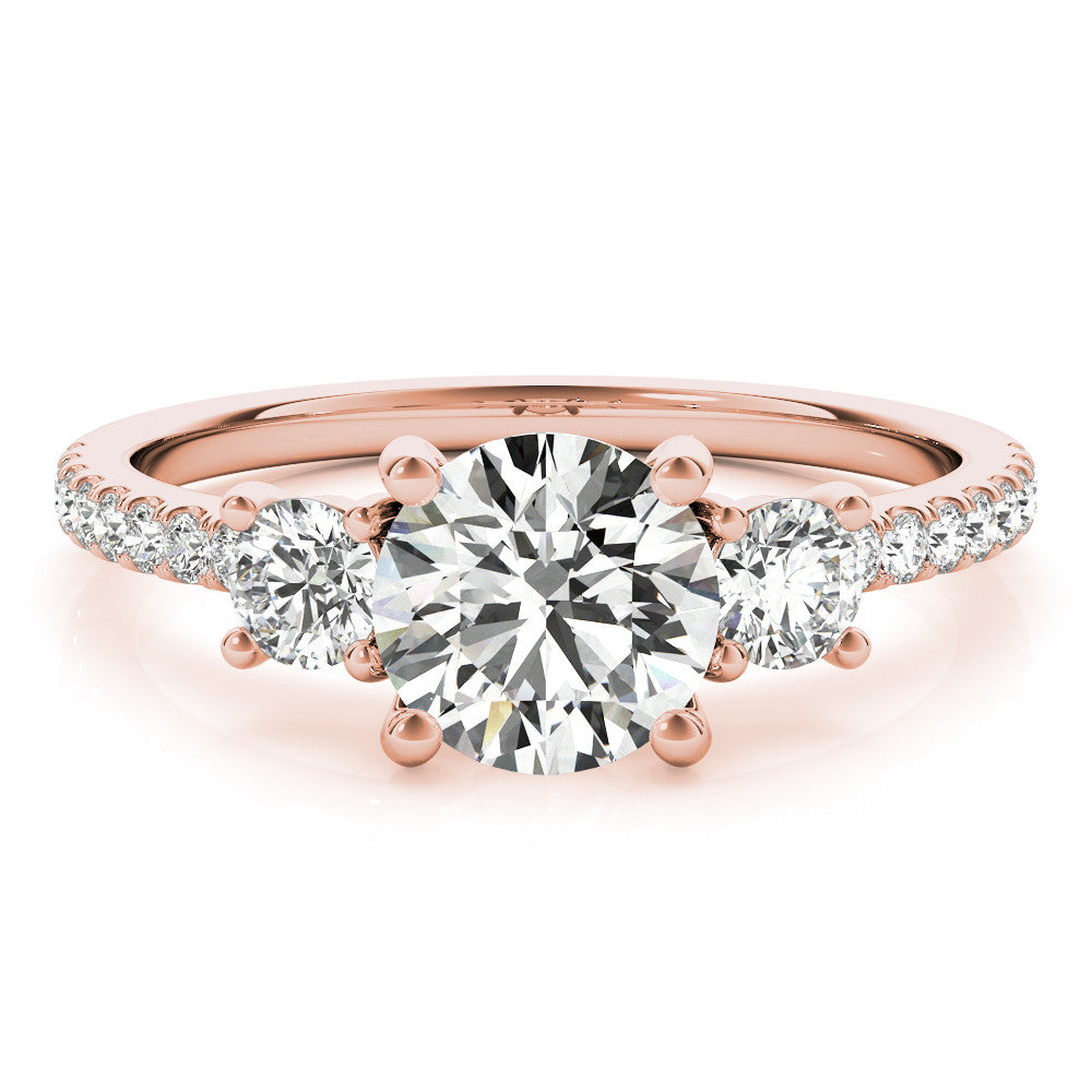 Hazel Round Cut Engagement Ring