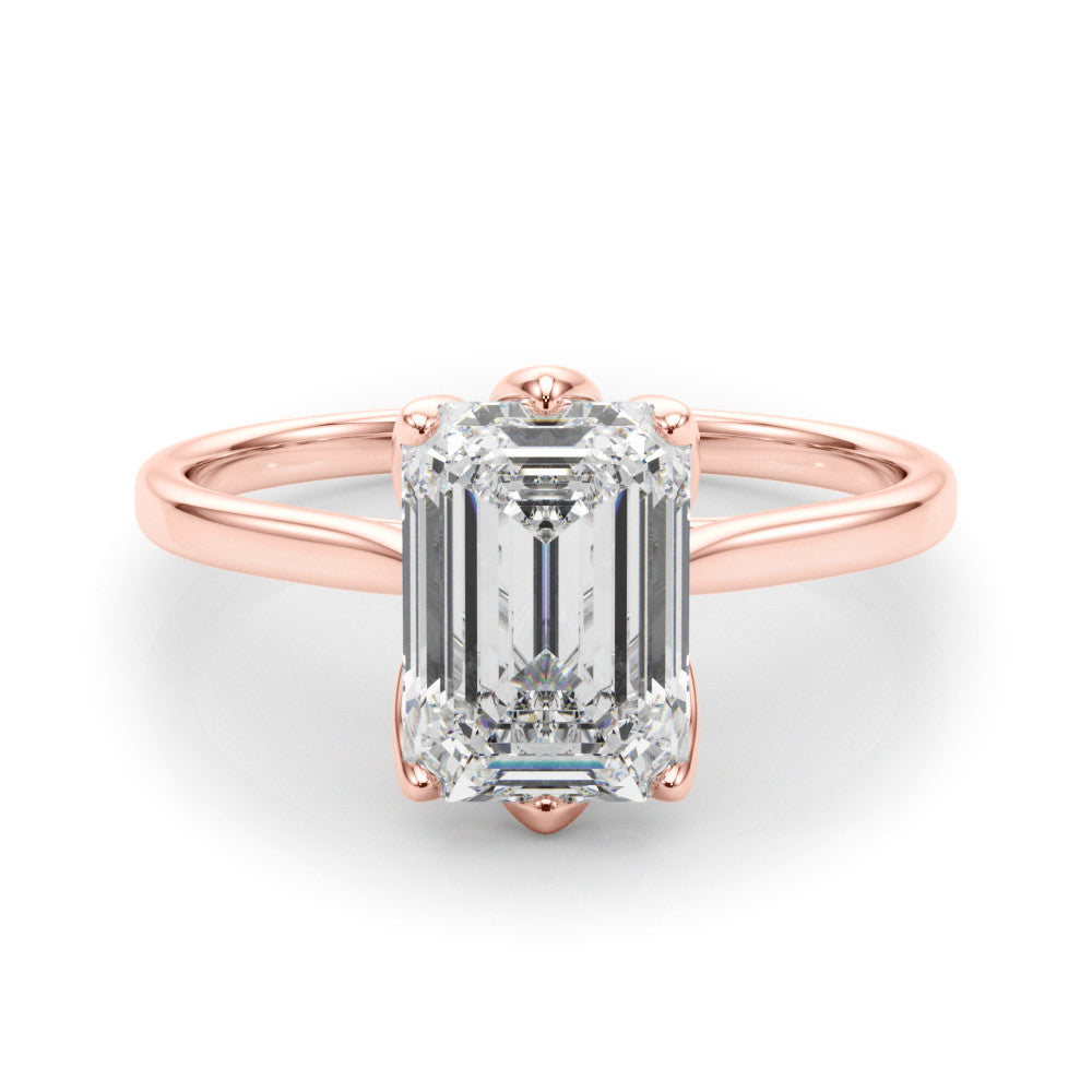 Isabella Emerald Cut Engagement Ring