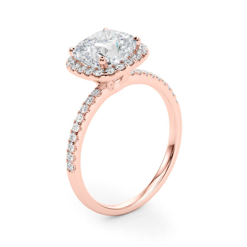 Sophia Cushion Cut Engagement Ring