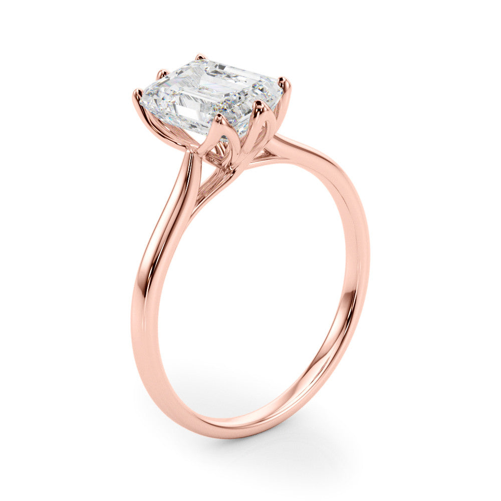 Isabella Emerald Cut Engagement Ring
