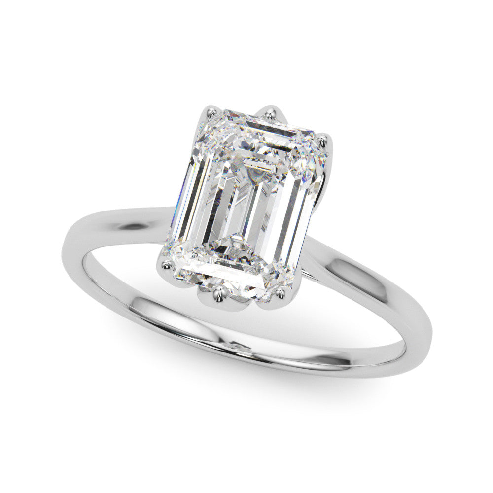 Isabella Emerald Cut Engagement Ring