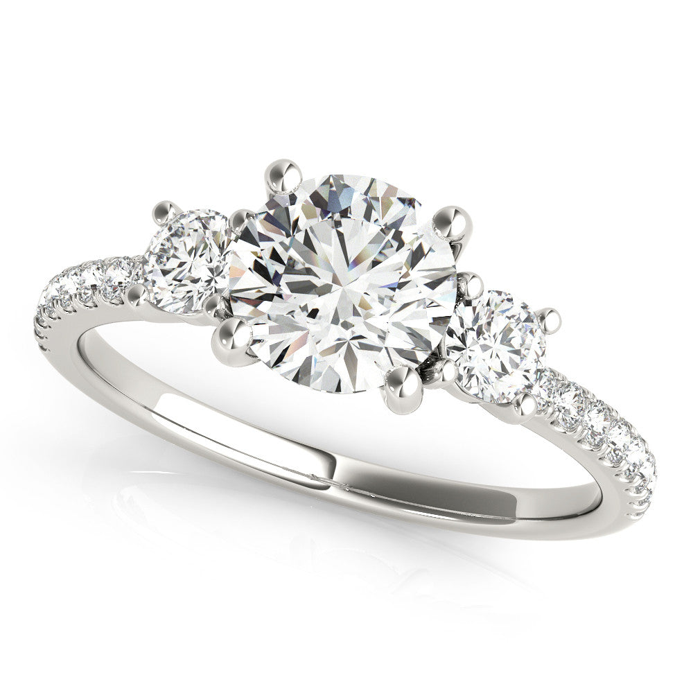 Hazel Round Cut Engagement Ring