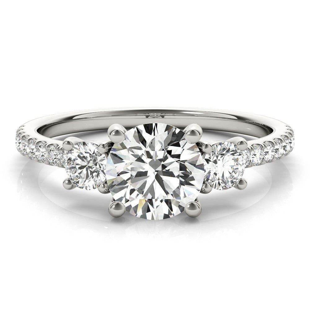 Hazel Round Cut Engagement Ring