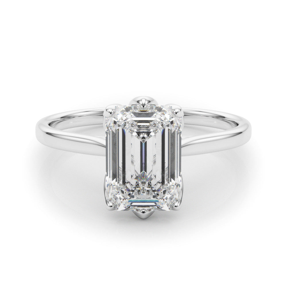 Isabella Emerald Cut Engagement Ring