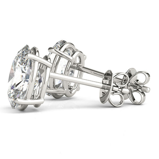 Oval Cut Push Back Studs