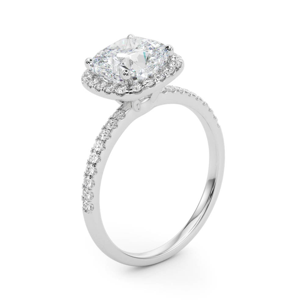 Sophia Cushion Cut Engagement Ring