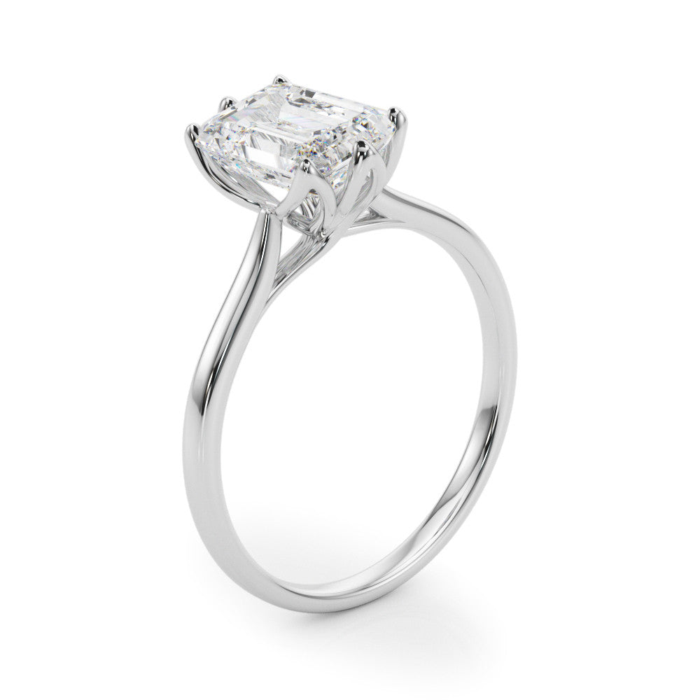 Isabella Emerald Cut Engagement Ring