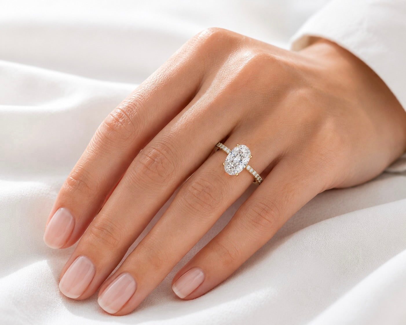Everly Oval Cut Engagement Ring