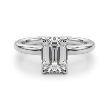 Margaret Emerald Cut Engagement Ring