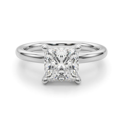 Margaret Princess Cut Engagement Ring