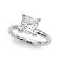 Margaret Princess Cut Engagement Ring
