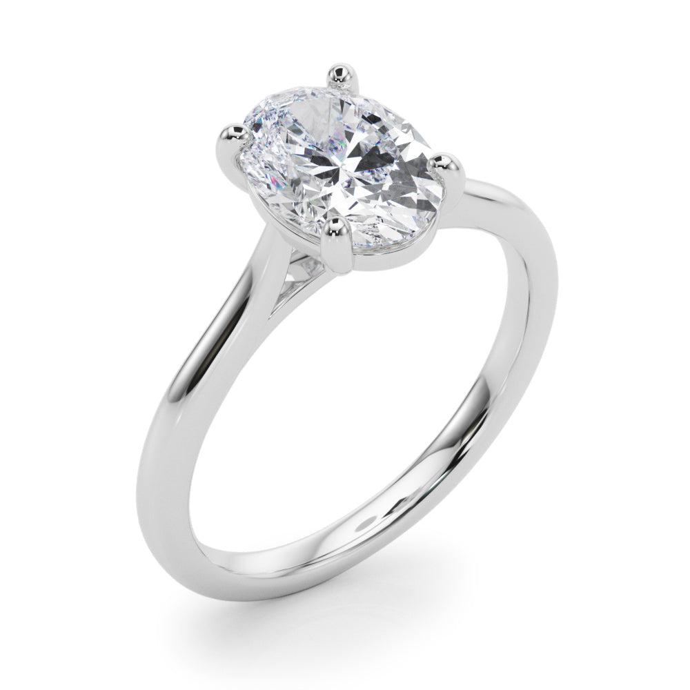 Charlotte Oval Cut Engagement Ring