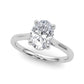 Charlotte Oval Cut Engagement Ring