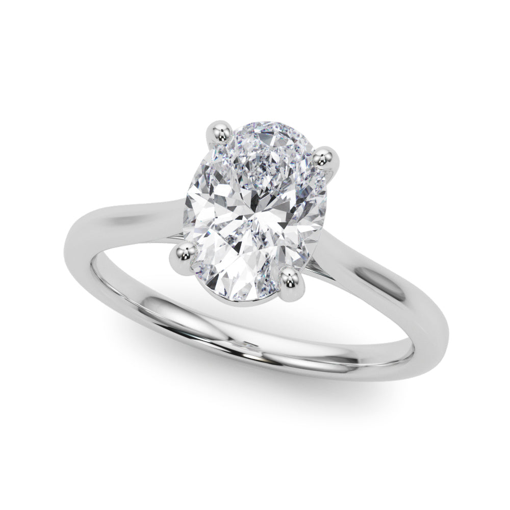 Charlotte Oval Cut Engagement Ring