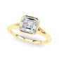 Shelby Asscher Cut Engagement Ring