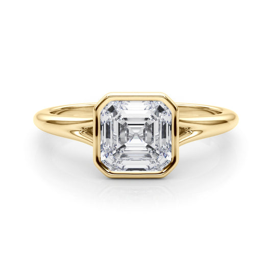 Shelby Asscher Cut Engagement Ring