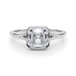 Shelby Asscher Cut Engagement Ring