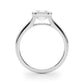 Shelby Asscher Cut Engagement Ring