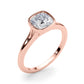 Shelby Cushion Cut Engagement Ring