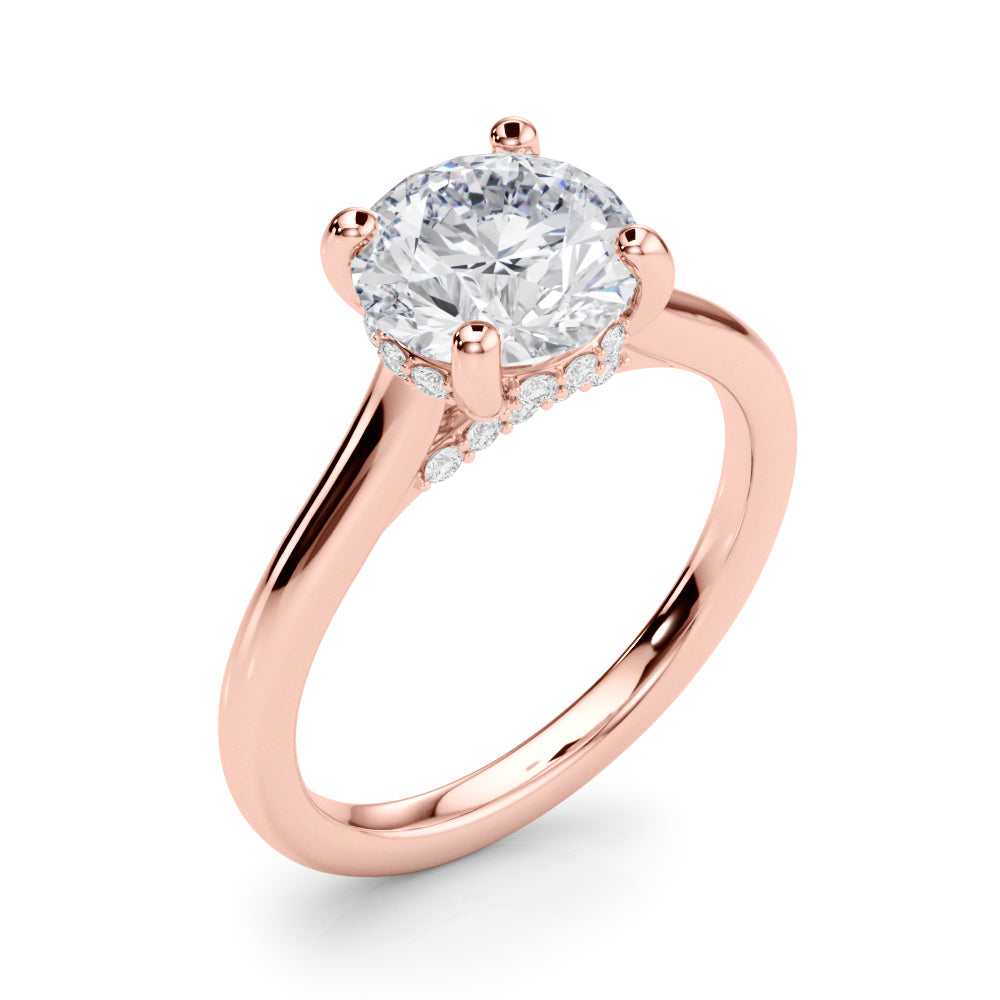 Marilyn Round Cut Engagement Ring