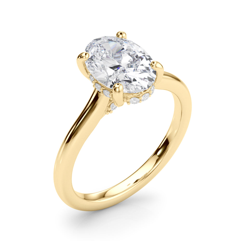 Marilyn Oval Cut Engagement Ring