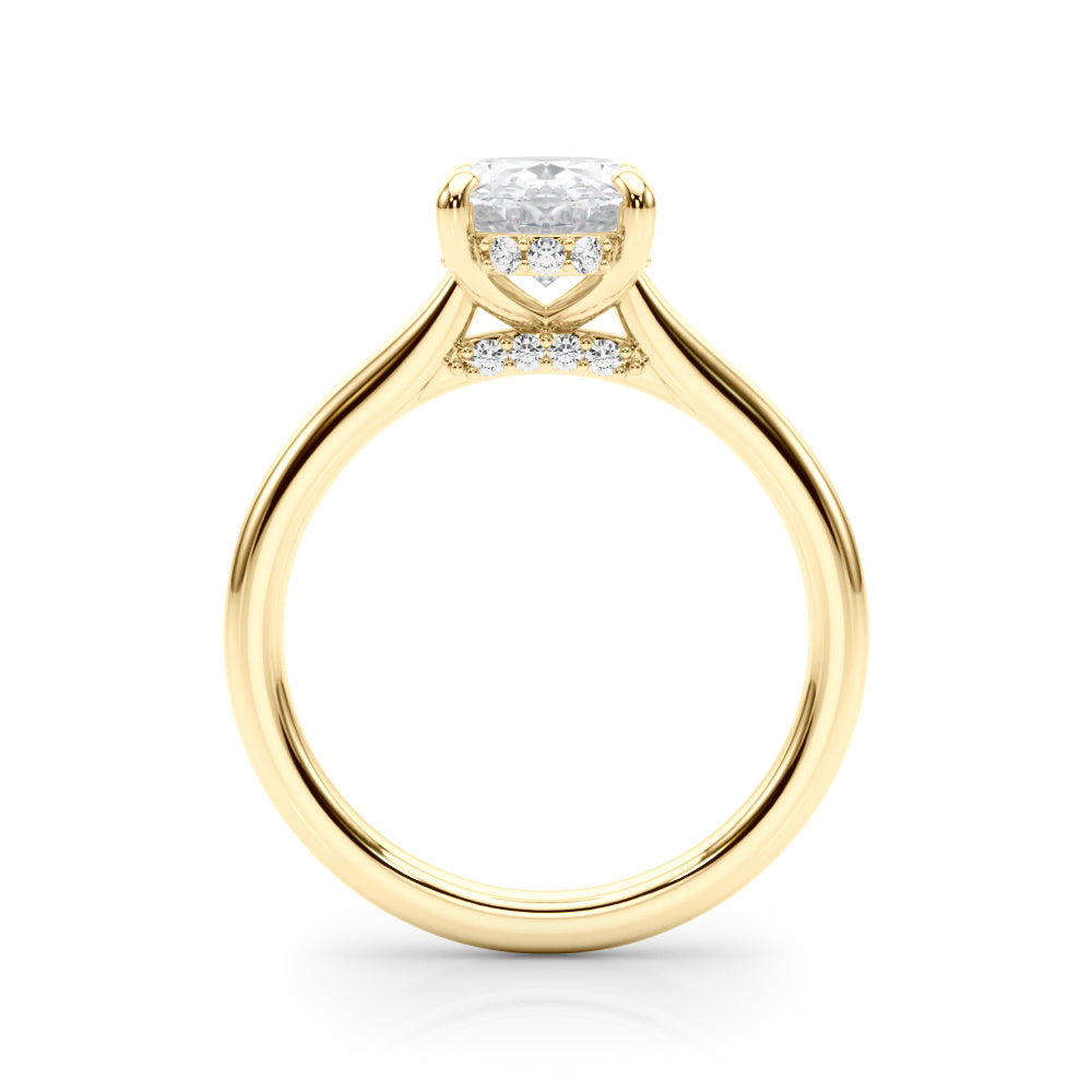 Marilyn Oval Cut Engagement Ring