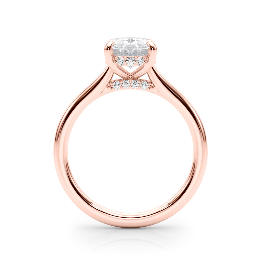 Marilyn Oval Cut Engagement Ring