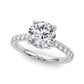 Delilah Round Cut Engagement Ring