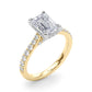 Delilah Emerald Cut Engagement Ring