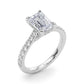 Delilah Emerald Cut Engagement Ring