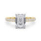 Delilah Emerald Cut Engagement Ring