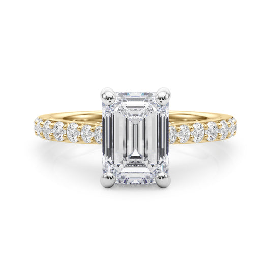 Delilah Emerald Cut Engagement Ring