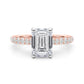 Delilah Emerald Cut Engagement Ring