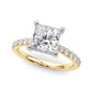 Delilah Princess Cut Engagement Ring