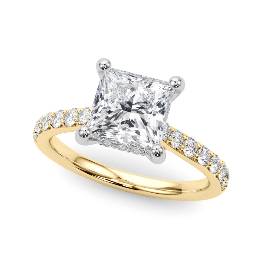 Delilah Princess Cut Engagement Ring