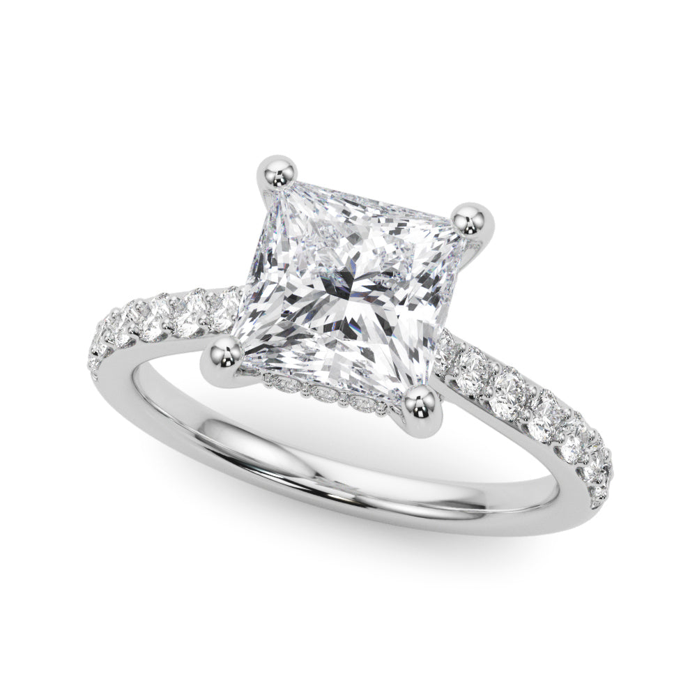 Delilah Princess Cut Engagement Ring