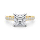 Delilah Princess Cut Engagement Ring